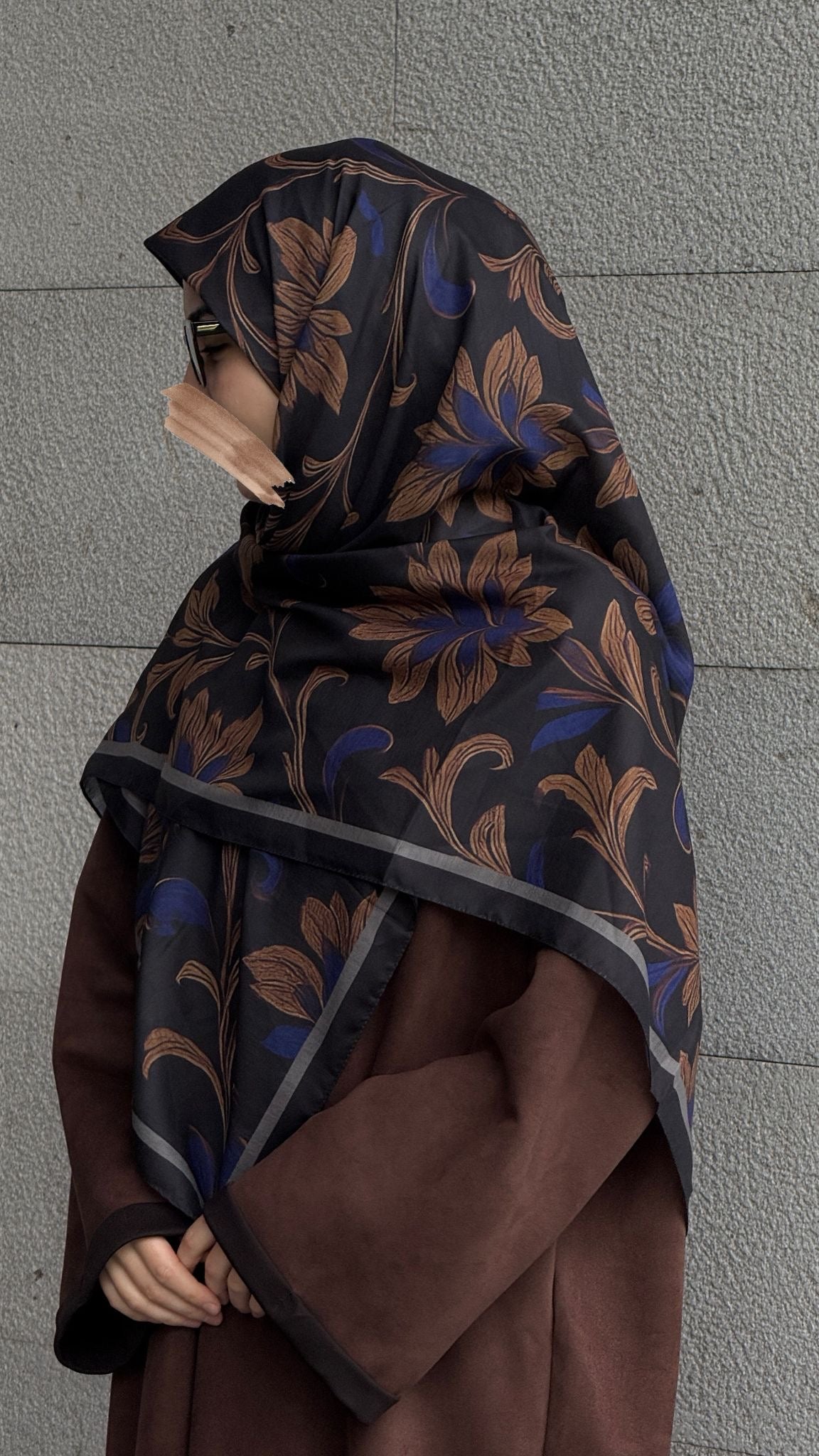 TİVİL İPEK EŞARP- 120*120