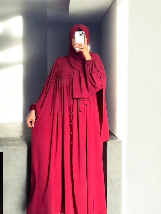 Prenses Bordo renk