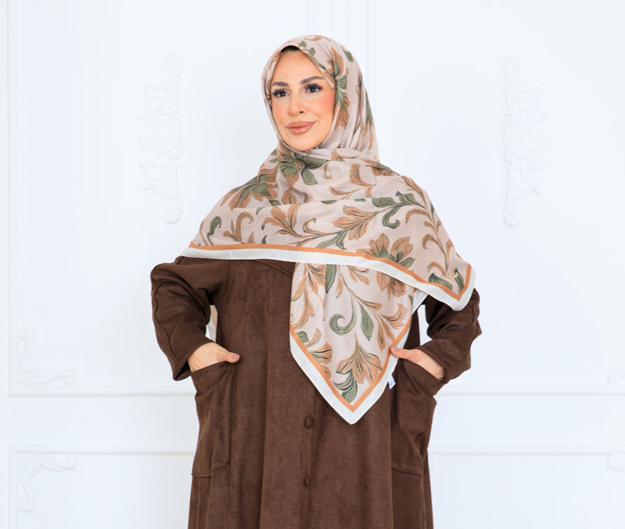 Kardelen süet ferace 🪷kahve