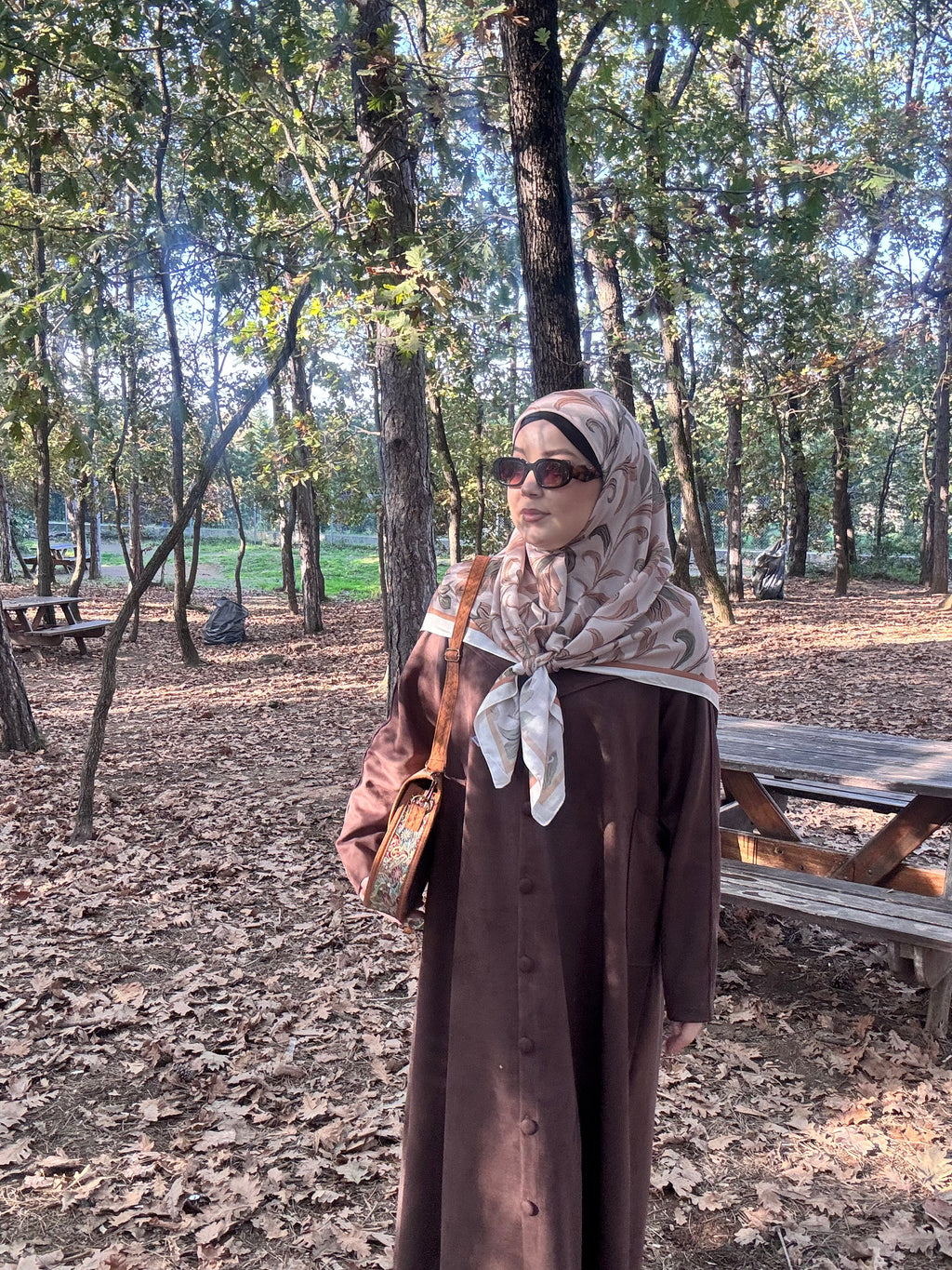 Kardelen süet ferace 🪷kahve