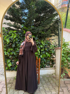 Elif elbise A kahve🌺