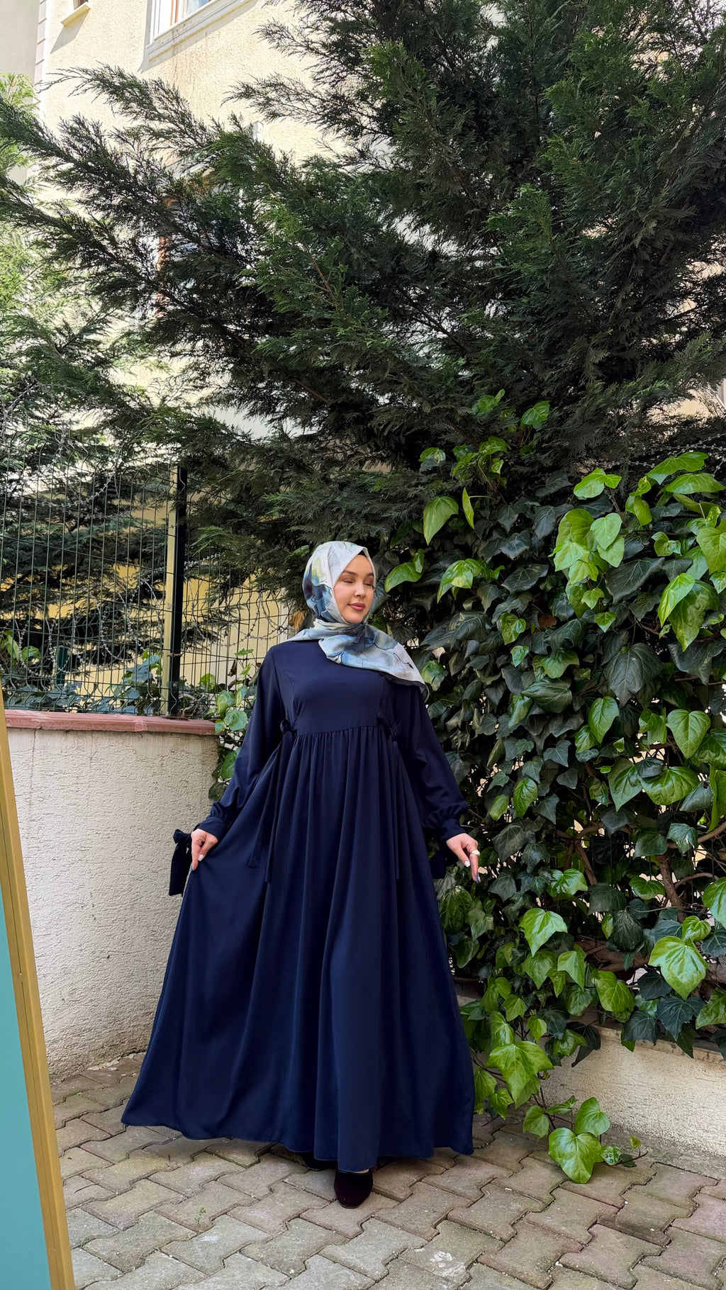 Elif elbise lacivert 🌺