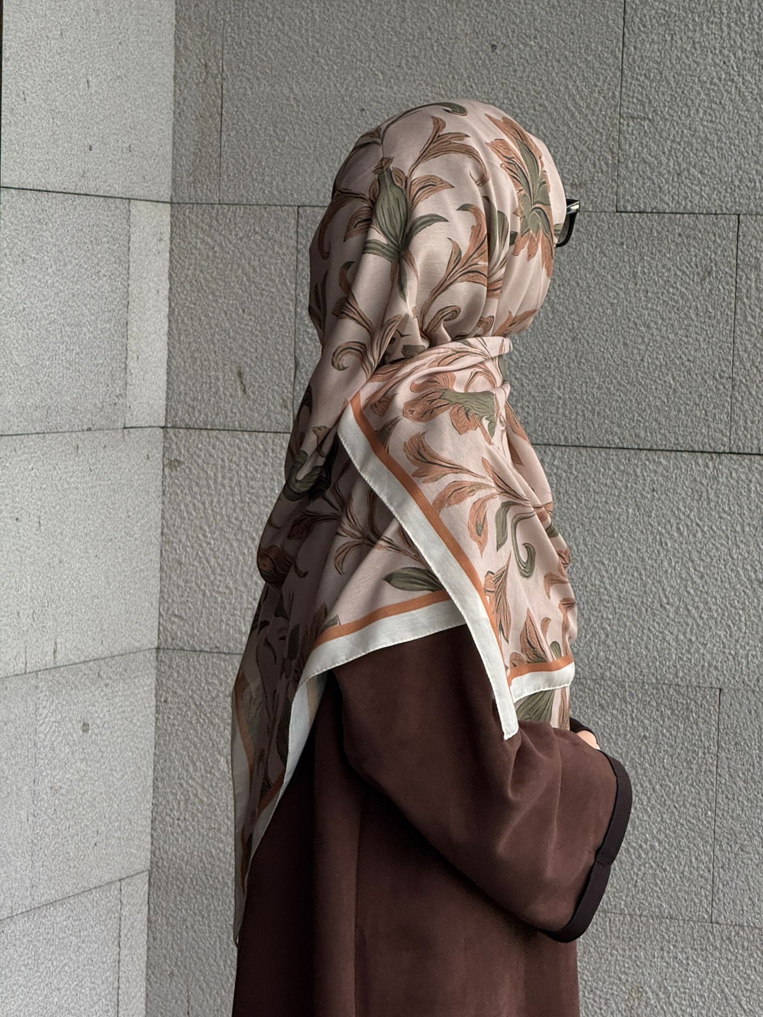 TİVİL İPEK EŞARP- 120*120