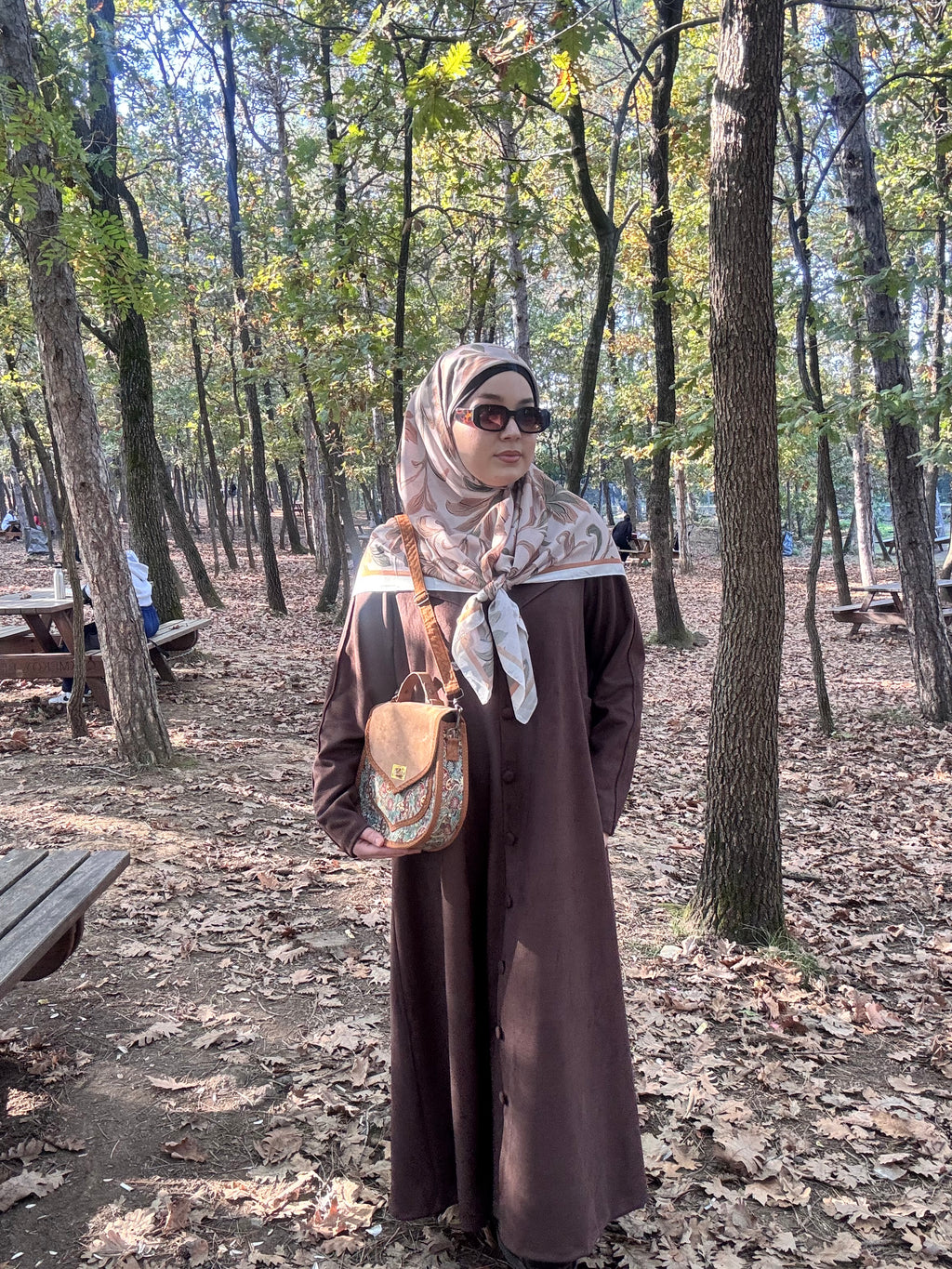 Desenli Süet Çanta 👜