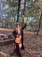 Desenli Süet Çanta 👜